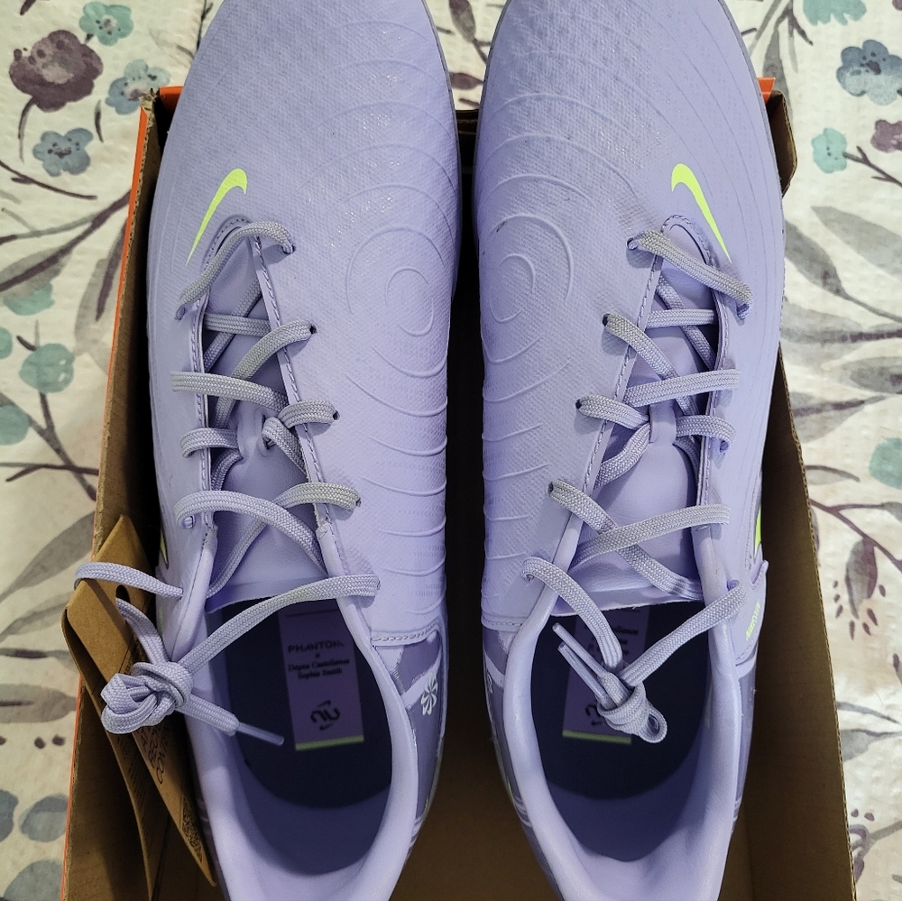 NEW Nike United Phantom GX 2 Academy FG/MG Soccer Cleats, Purple - Picture 3 of 10